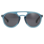 Dries Van Noten Unisex Round Grey Sunglasses