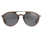 Dries Van Noten Unisex Round Grey Sunglasses