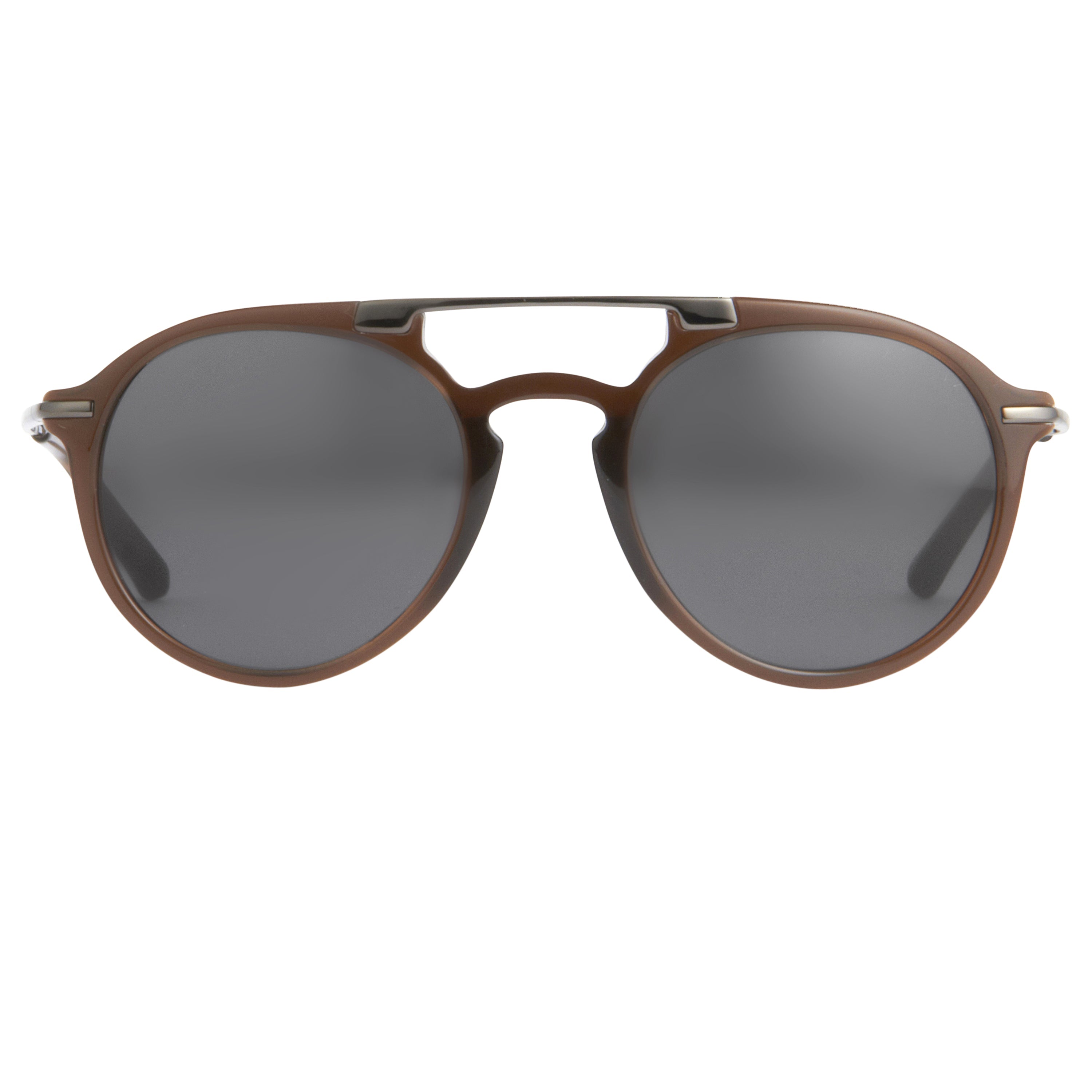Dries Van Noten Unisex Round Grey Sunglasses