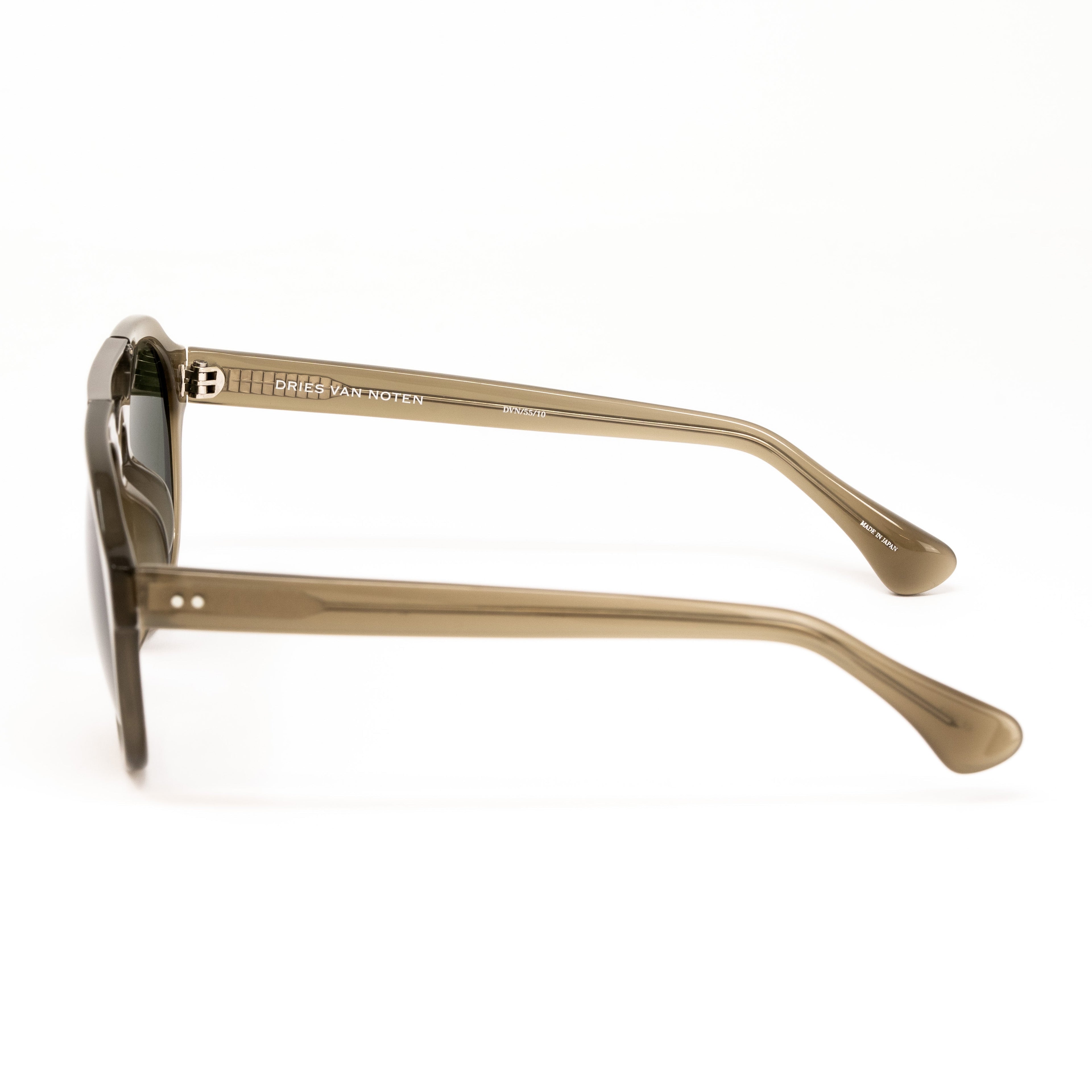 Dries Van Noten x Linda Farrow Brown Sunglasses
