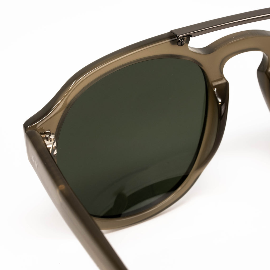 Dries Van Noten x Linda Farrow Brown Sunglasses