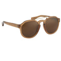Dries Van Noten Unisex Aviator Brown Sunglasses