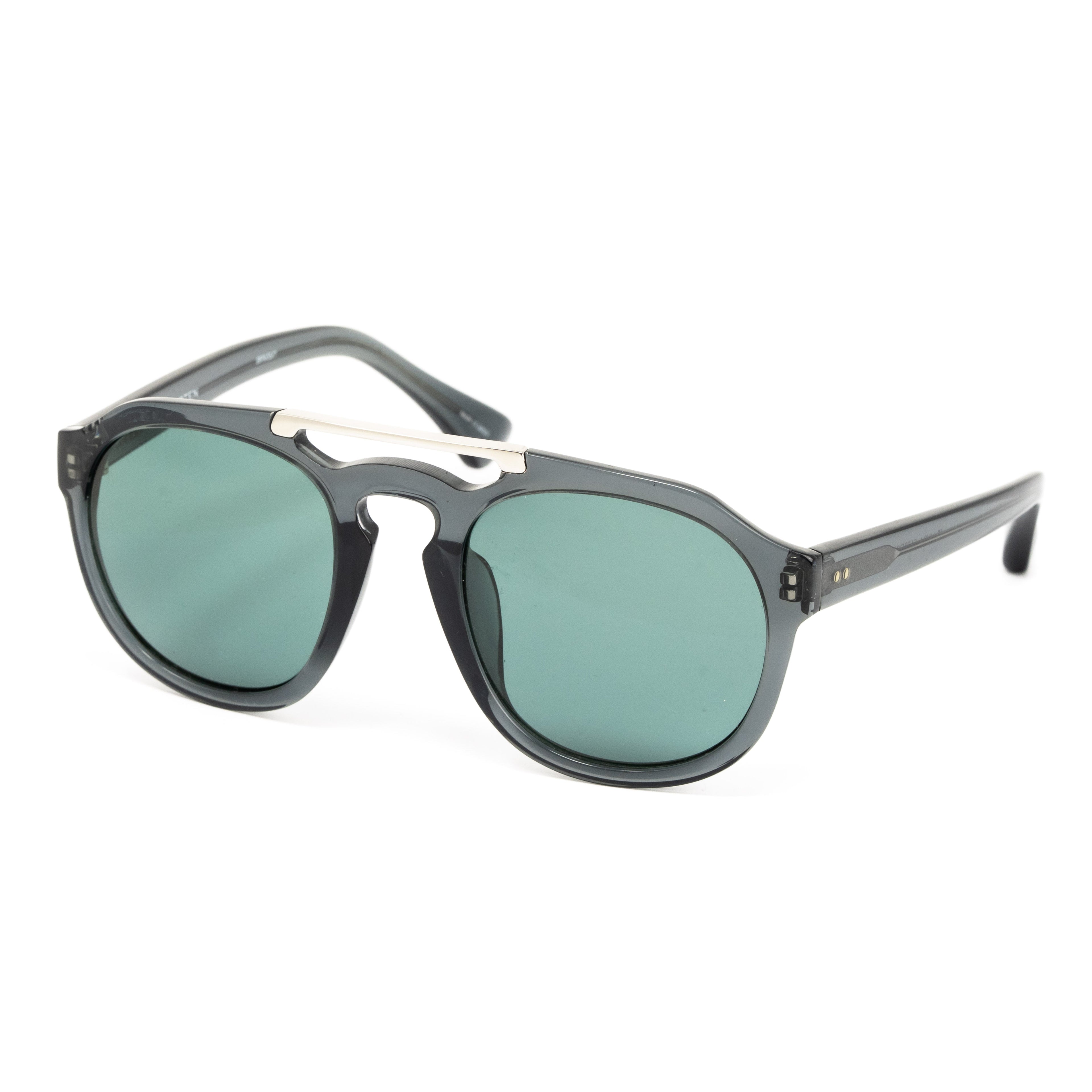 Dries Van Noten x Linda Farrow Green Sunglasses