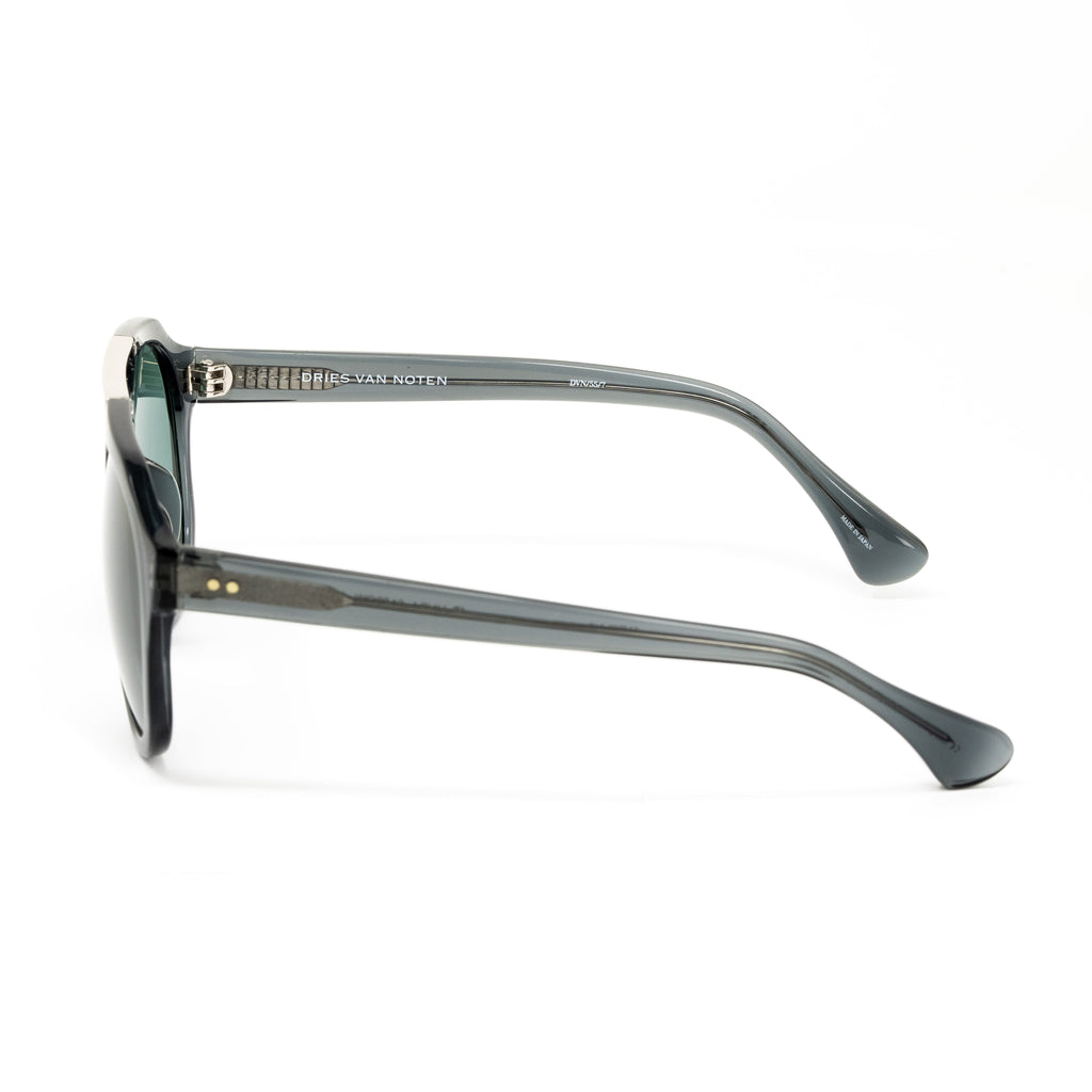 Dries Van Noten x Linda Farrow Green Sunglasses