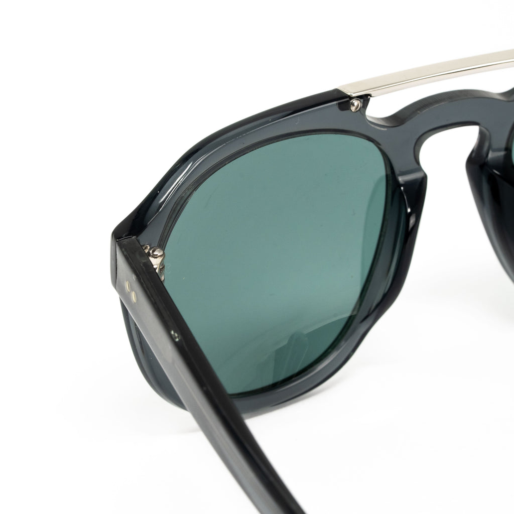 Dries Van Noten x Linda Farrow Green Sunglasses