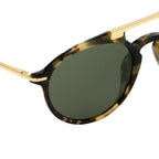 Dries Van Noten Men's Aviator Green Sunglasses