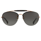 Dries Van Noten Unisex Aviator Green Sunglasses