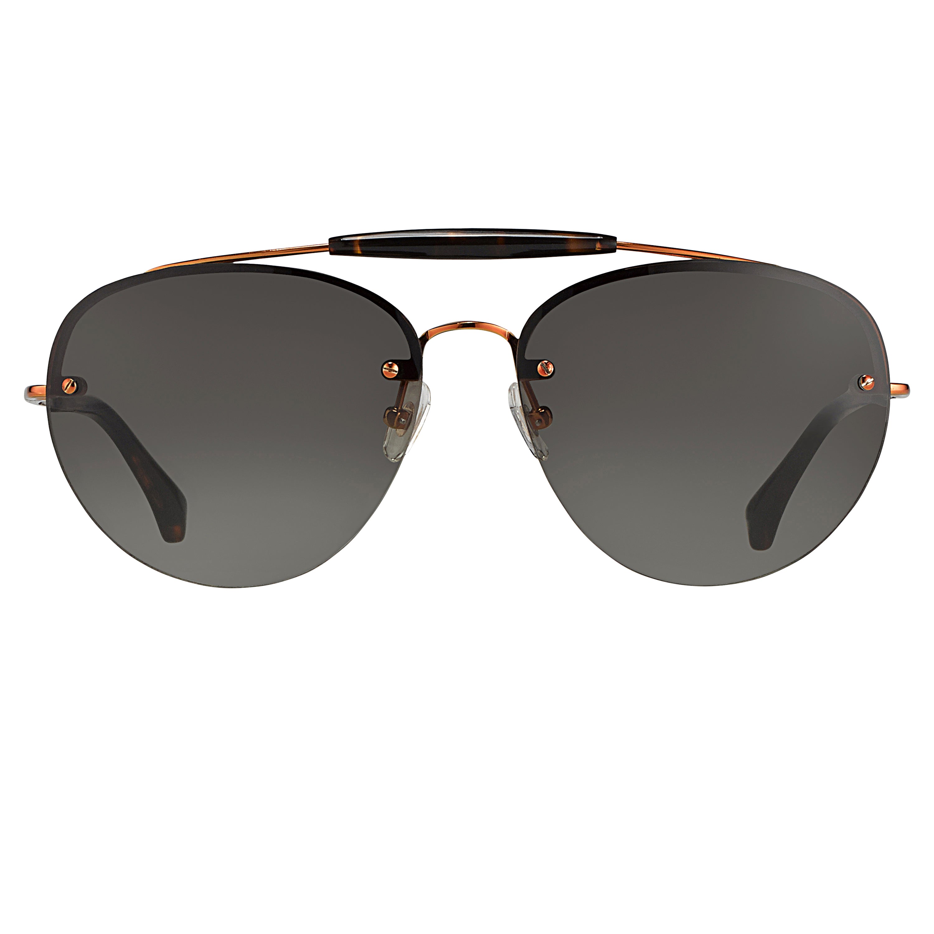 Dries Van Noten Unisex Aviator Green Sunglasses