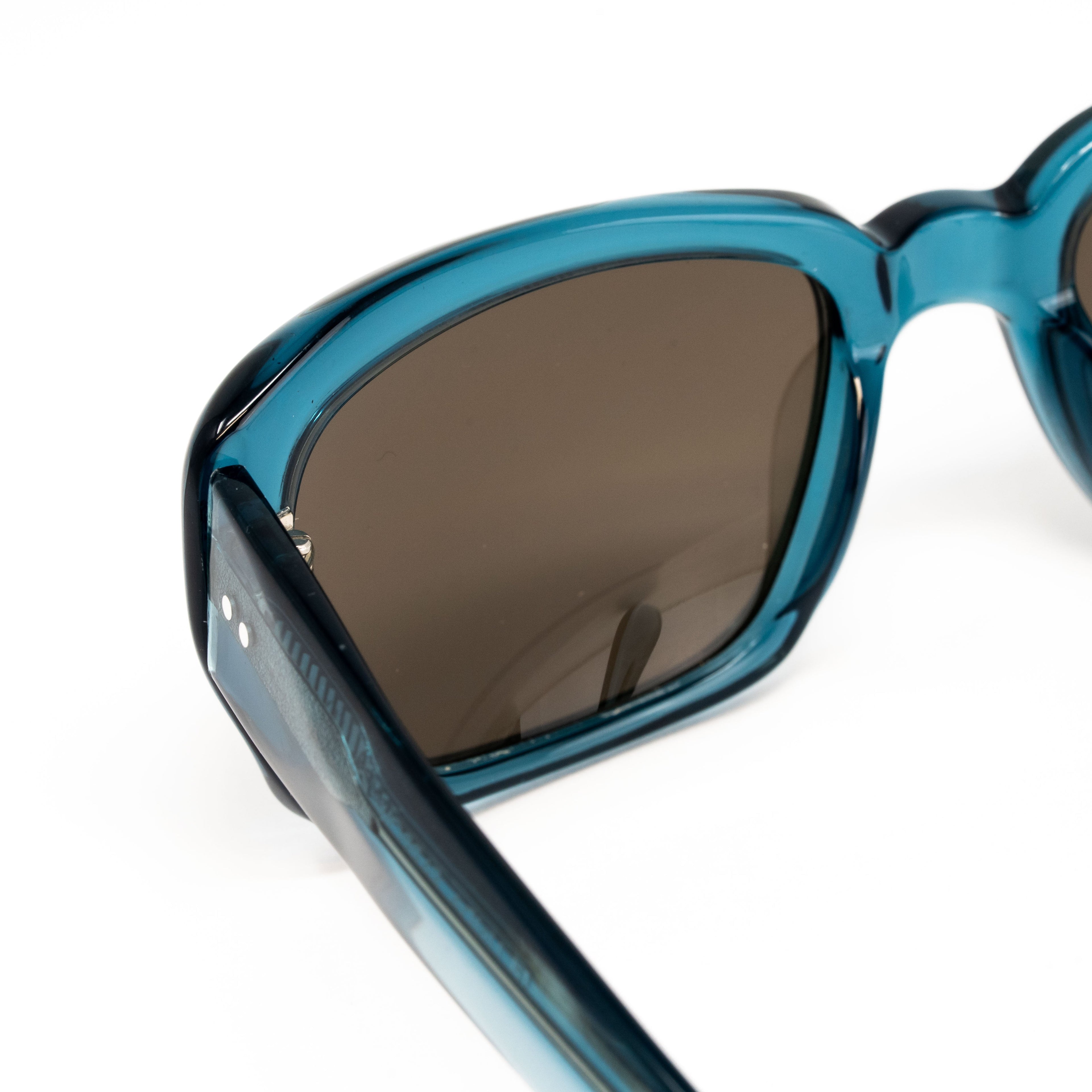 Dries Van Noten x Linda Farrow Blue Sunglasses