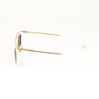 Dries Van Noten x Linda Farrow White/Gold Sunglasses