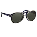 Dries Van Noten Men's Aviator Grey Sunglasses