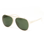 Dries Van Noten x Linda Farrow Green Sunglasses