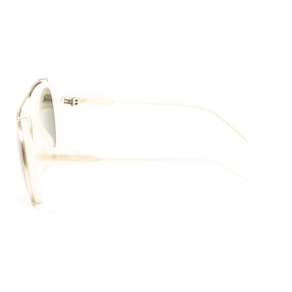 Dries Van Noten x Linda Farrow Green Sunglasses