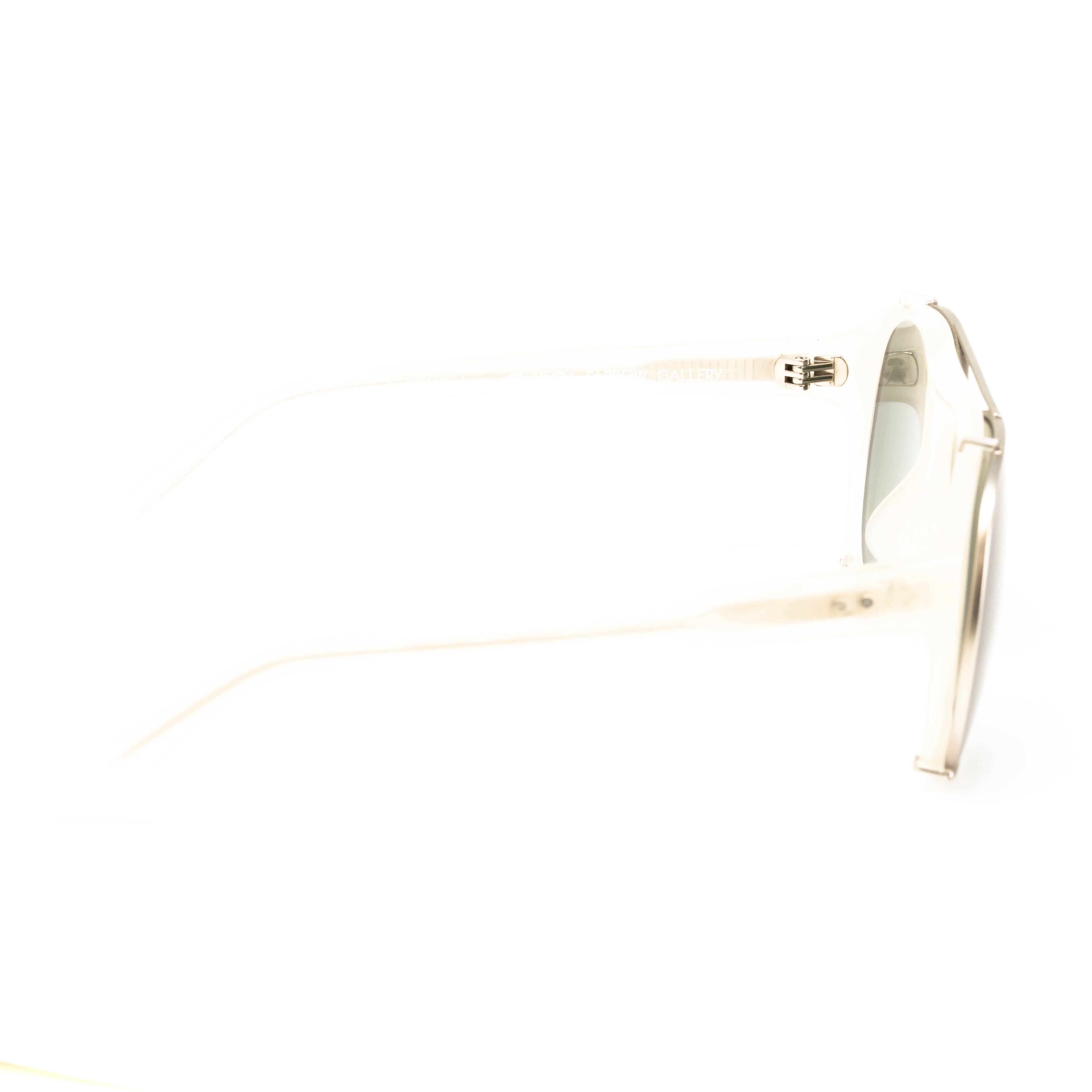 Dries Van Noten x Linda Farrow Green Sunglasses