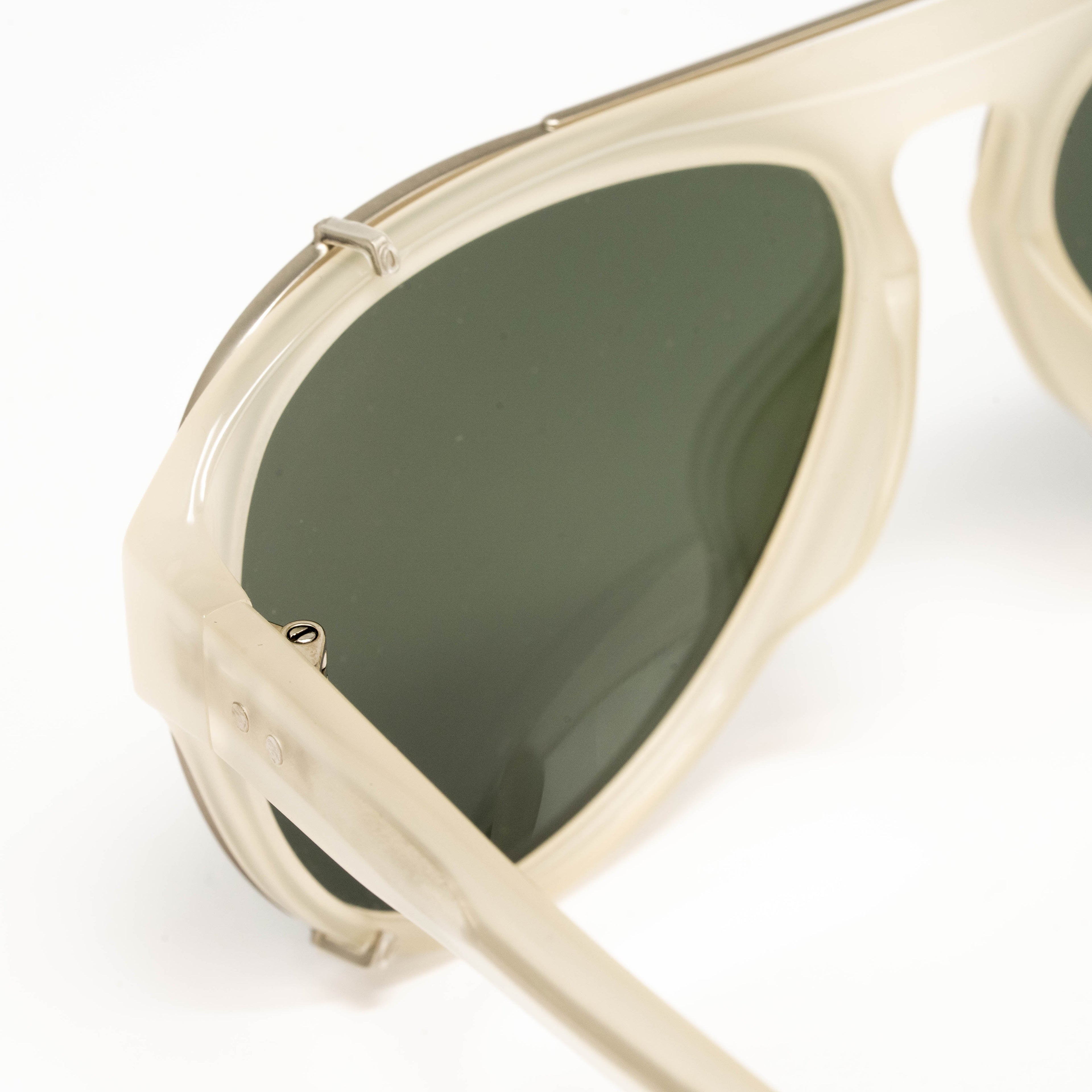 Dries Van Noten x Linda Farrow Green Sunglasses