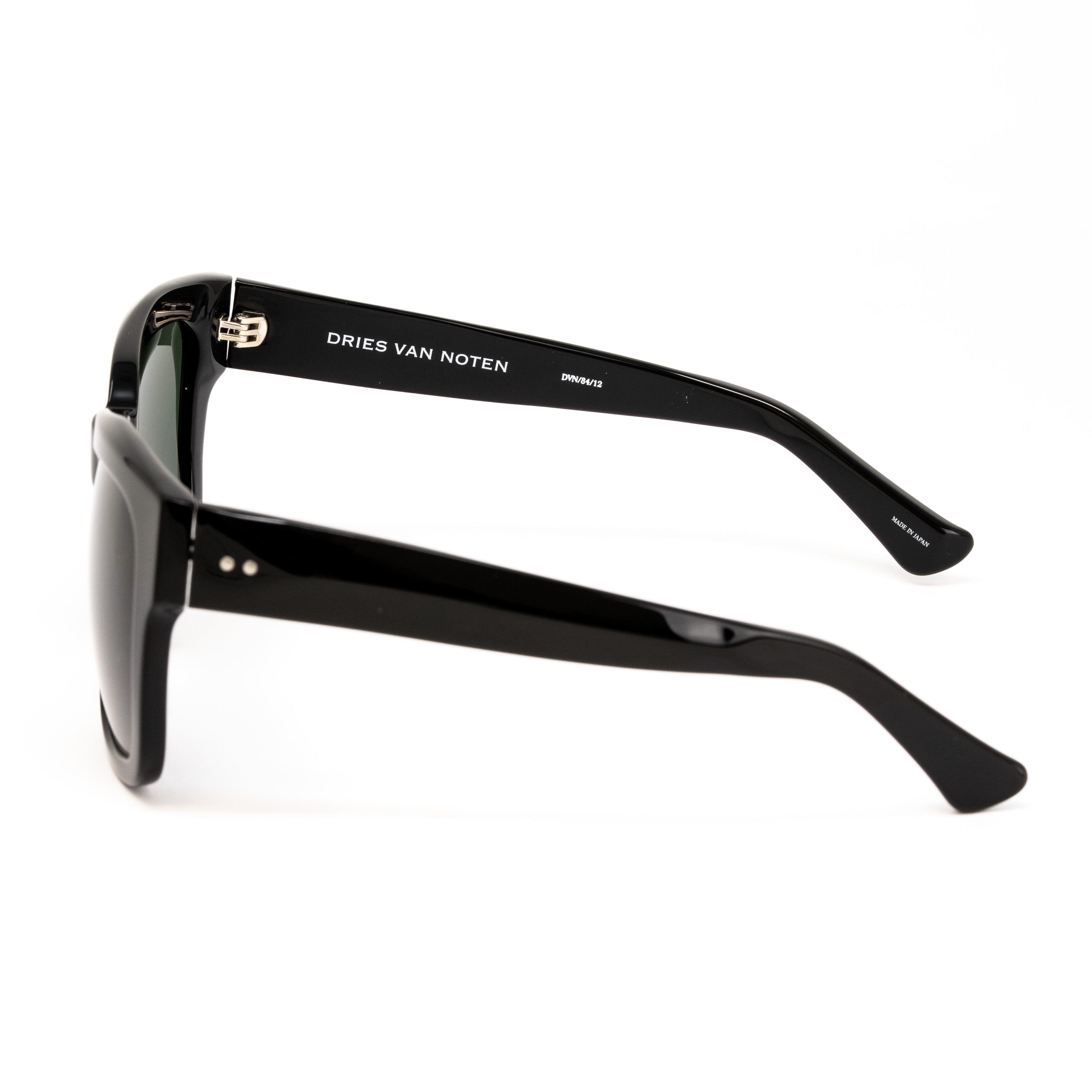 Dries Van Noten x Linda Farrow Black Sunglasses
