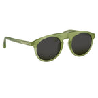 Dries Van Noten Men's Flat Top Grey Sunglasses