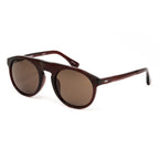 Dries Van Noten x Linda Farrow Burgundy Sunglasses