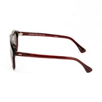 Dries Van Noten x Linda Farrow Burgundy Sunglasses