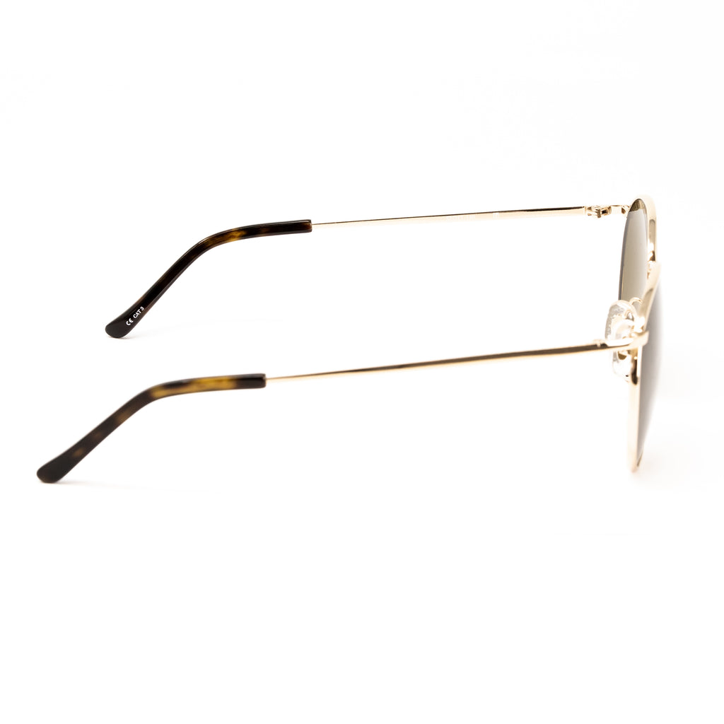 Dries Van Noten x Linda Farrow Gold Sunglasses