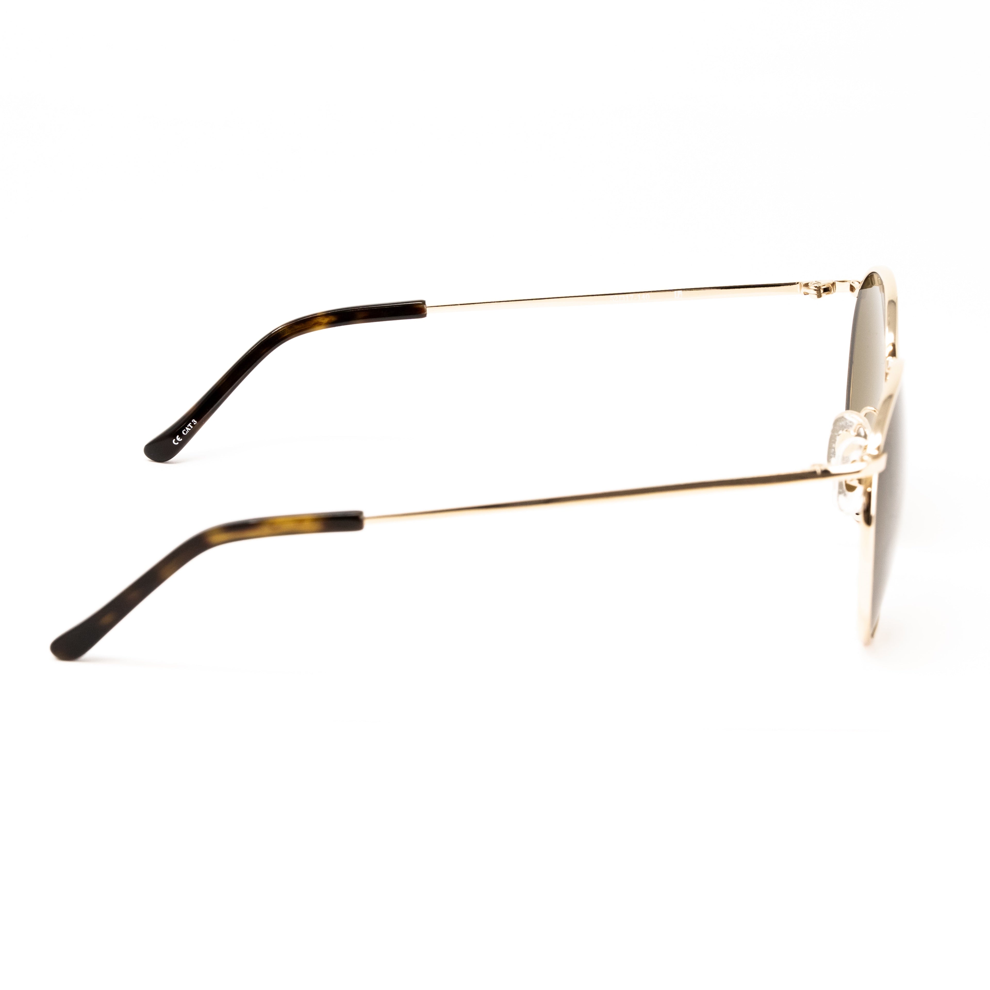 Dries Van Noten x Linda Farrow Gold Sunglasses