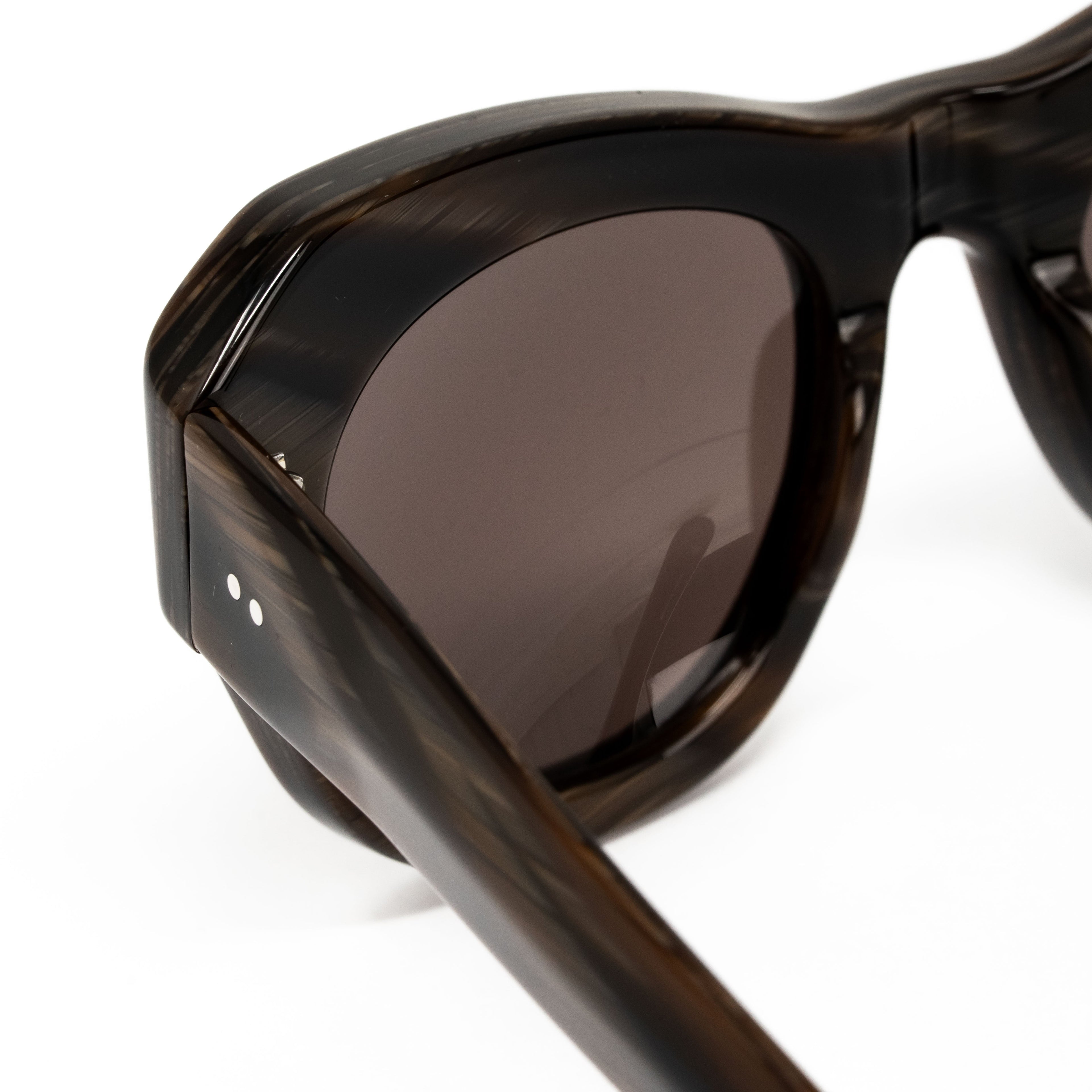 Dries Van Noten x Linda Farrow Brown Sunglasses