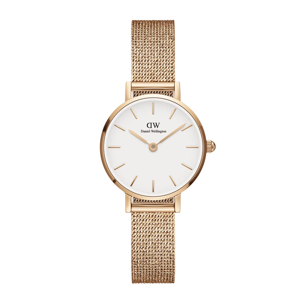 Daniel Wellington Petite Pressed Melrose Ladies Rose Gold Watch