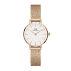 Daniel Wellington Petite Pressed Melrose Ladies Rose Gold Watch