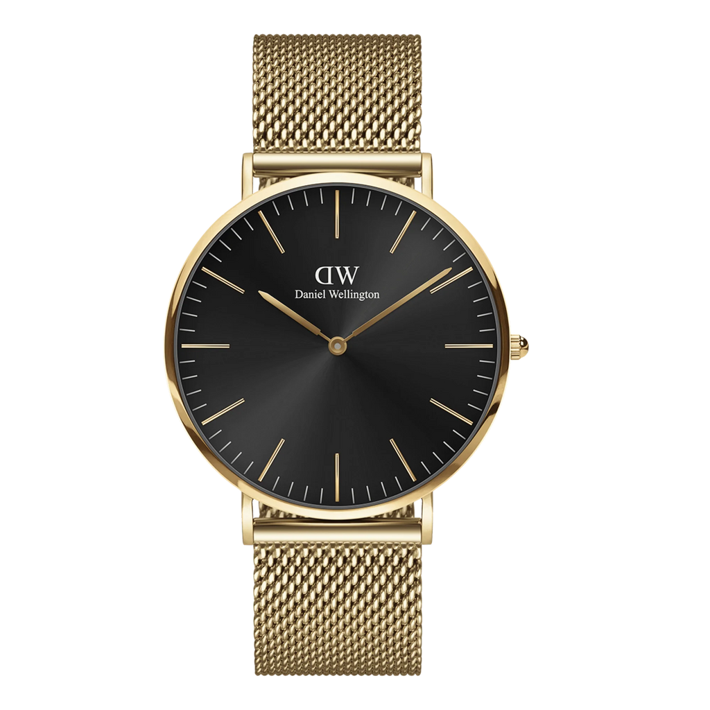 Daniel Wellington Classic Mesh Men's Gold Black Watch