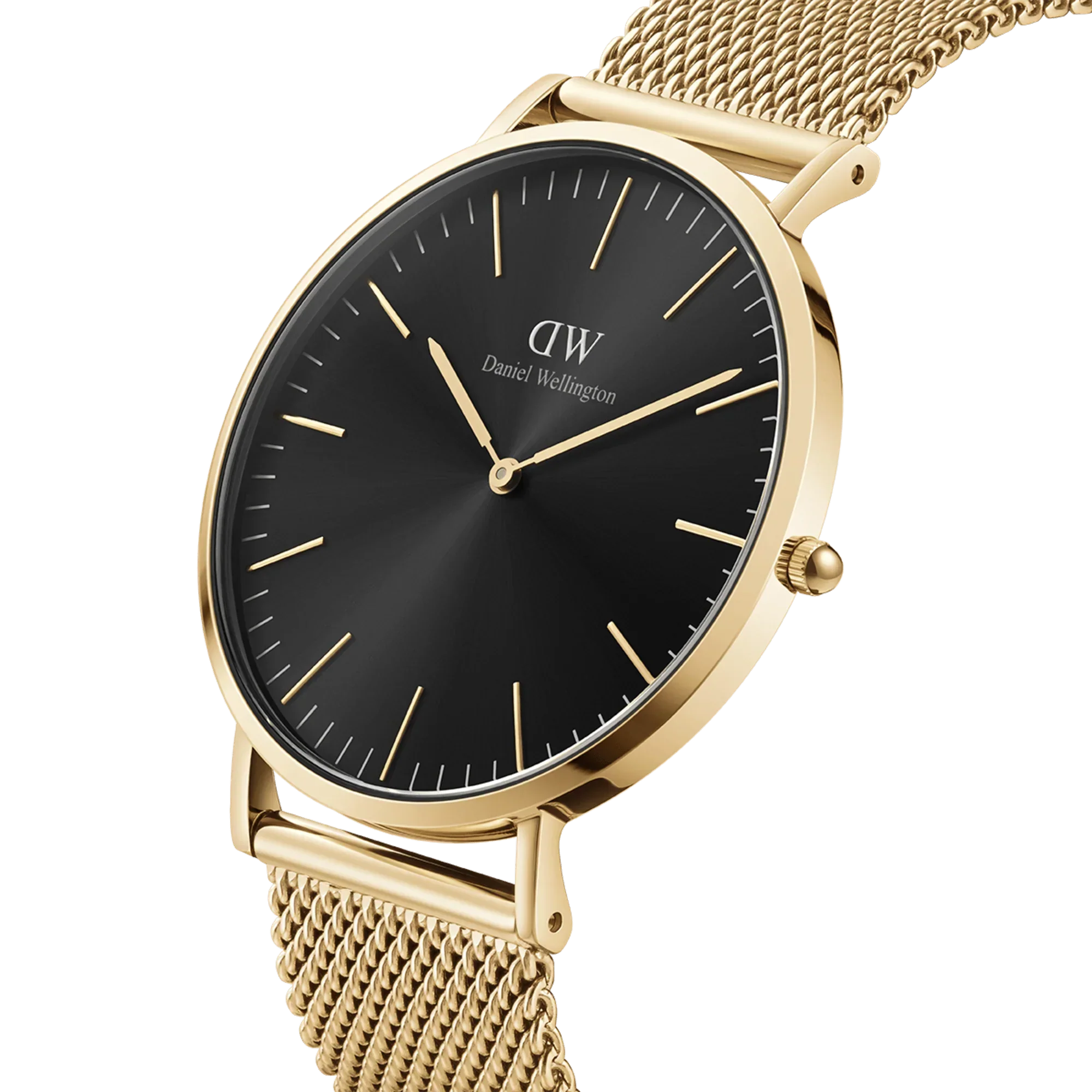 Daniel Wellington Classic Mesh Men's Gold Black Watch
