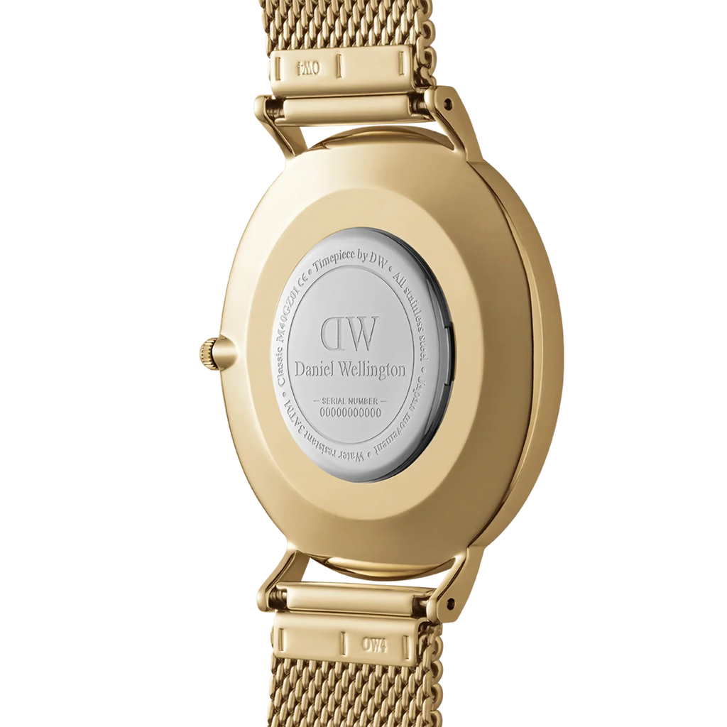 Daniel Wellington Classic Mesh Men's Gold Black Watch