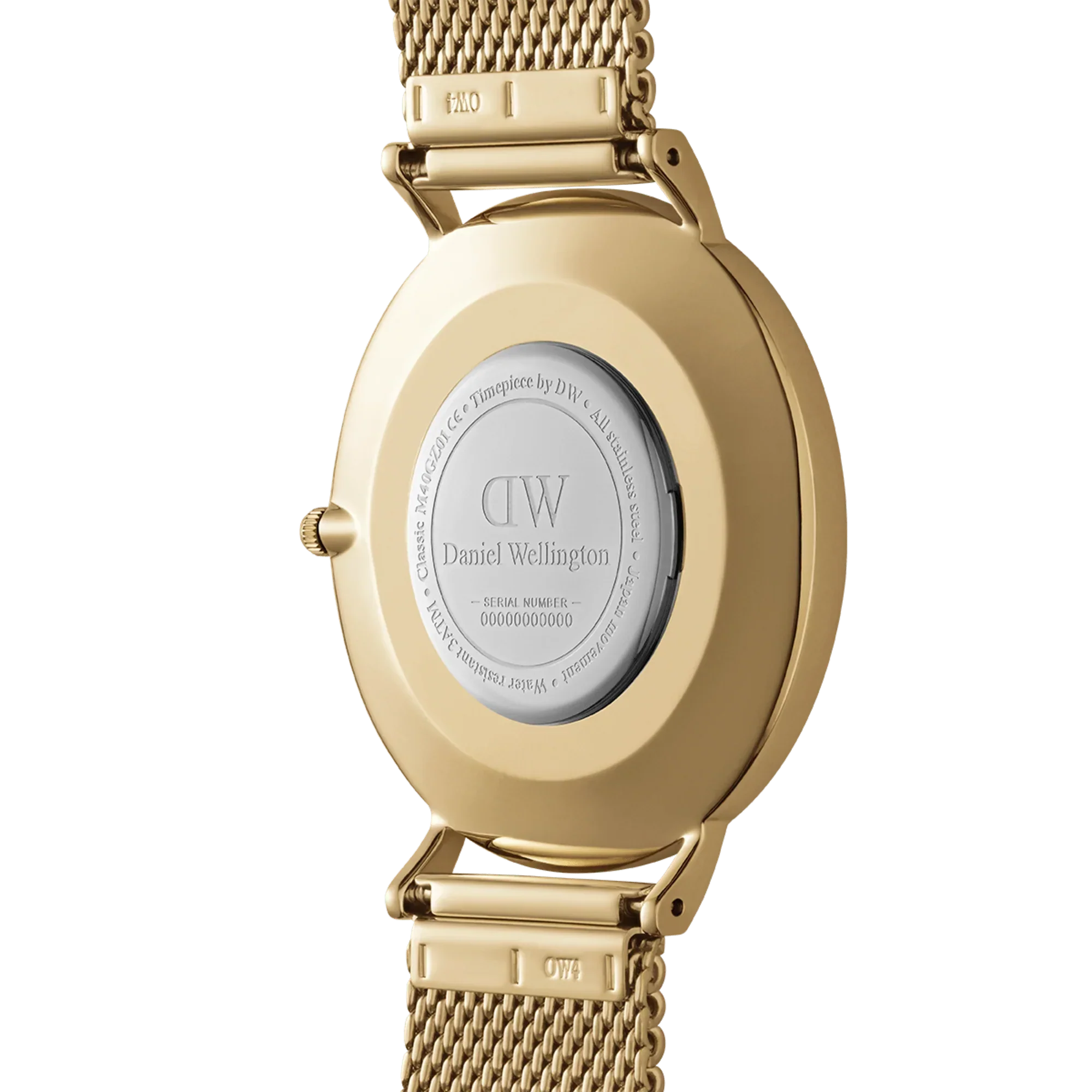 Daniel Wellington Classic Mesh Men's Gold Black Watch