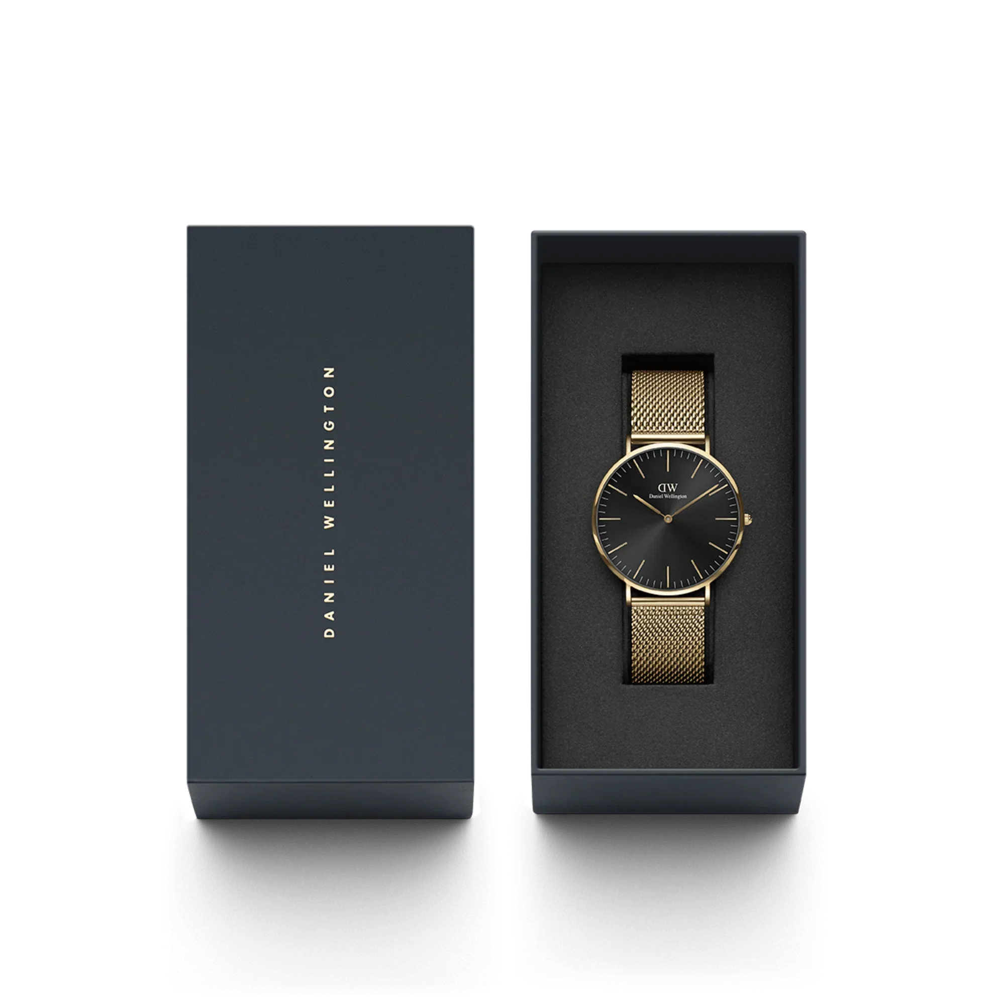 Daniel Wellington Classic Mesh Men's Gold Black Watch