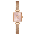 Daniel Wellington Quadro Mini Melrose Rose Gold Blush  Ladies Watch