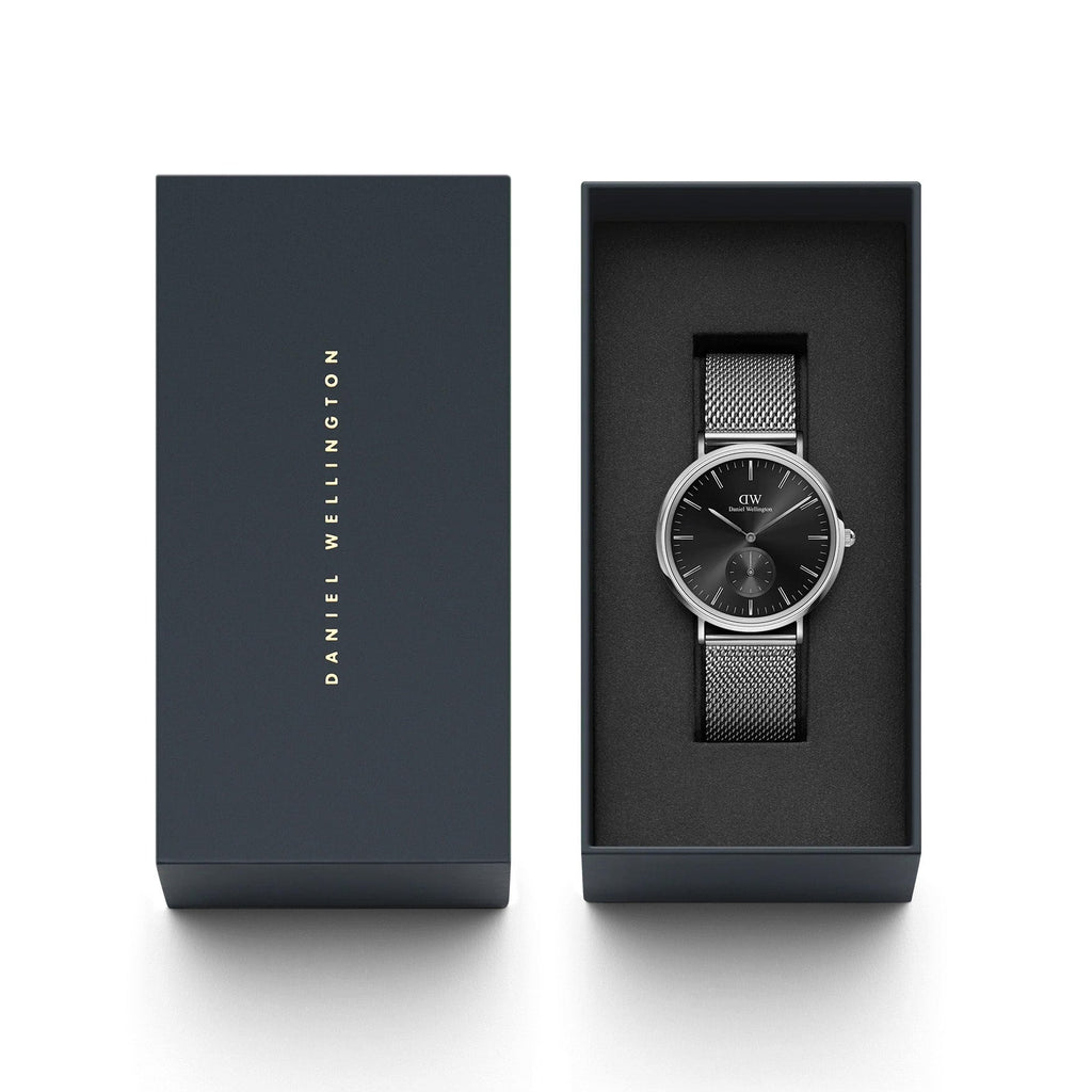 Daniel Wellington Multi-Eye Sterling Onyx Men's Watch
