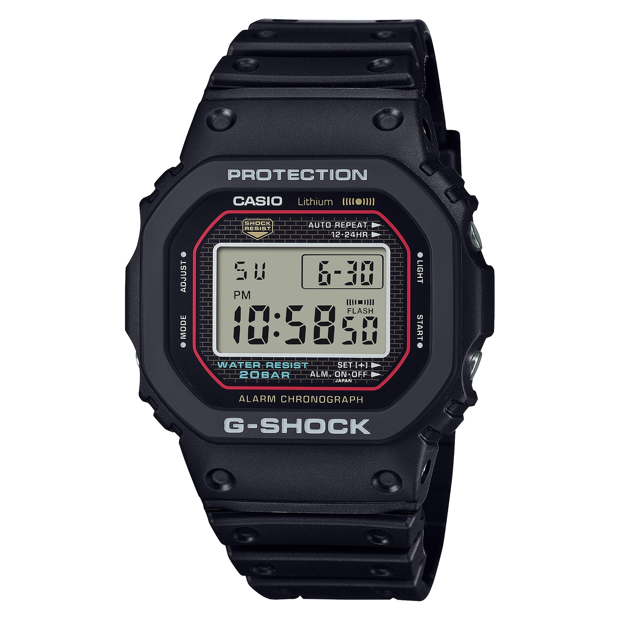 DW-5000R-1A Quartz Icon Stainless Steel / Resin Black