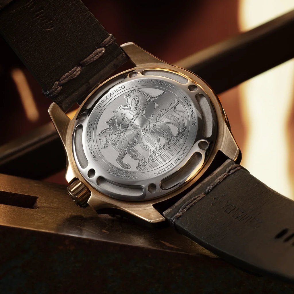 Venezianico Nereide Bronzo Men's Gold Grey Watch