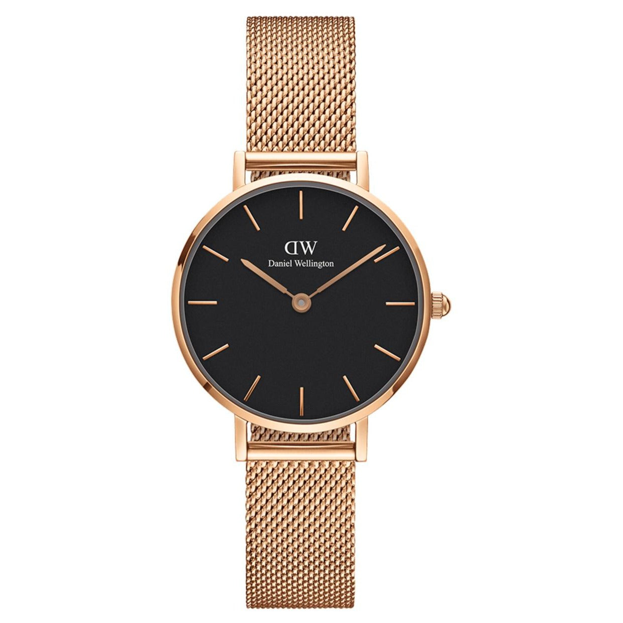 Daniel Wellington Ladies Rose Gold Petite Melrose Watch