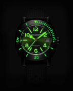 Depthmaster Numerals Black & Green | 39mm, Mens Watch
