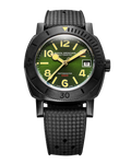 Depthmaster Numerals Black & Green | 39mm, Mens Watch