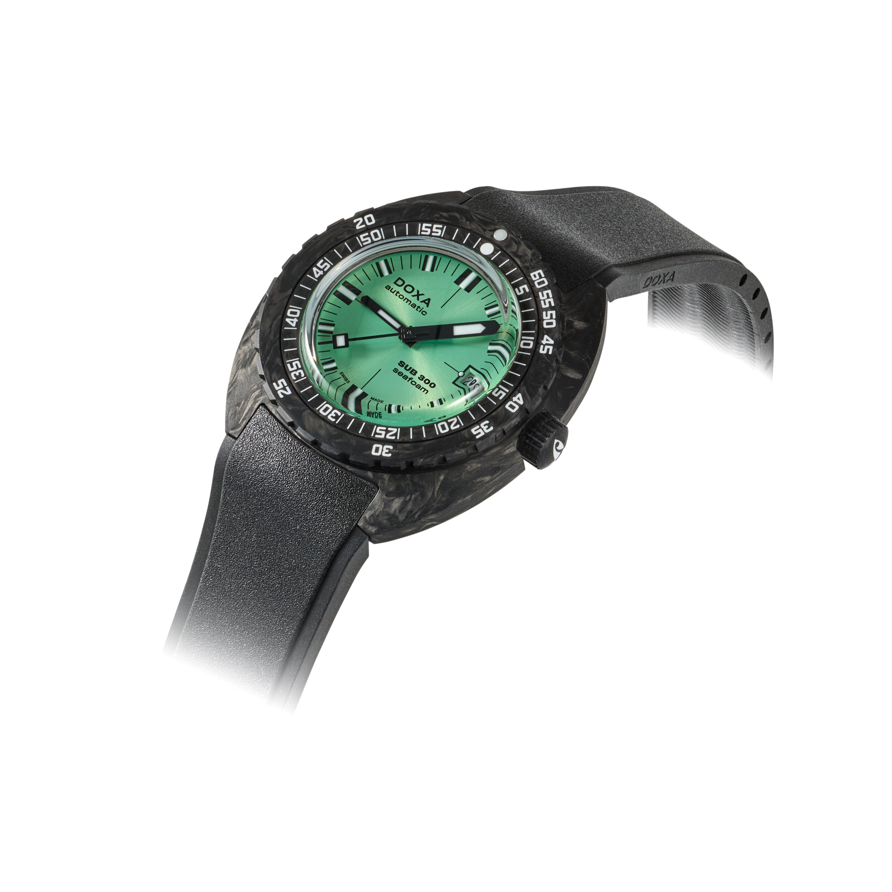 Sub 300 Carbon Seafoam Limited Edition WOS Exclusive | 42.5mm, Rubber, Mint Green Dial