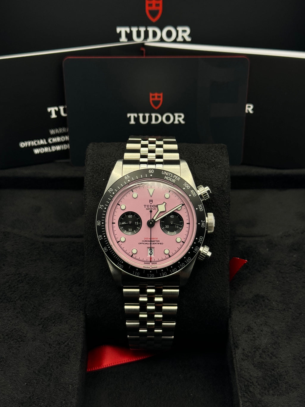 Tudor Black Bay Pink Chrono Ref - M79360N