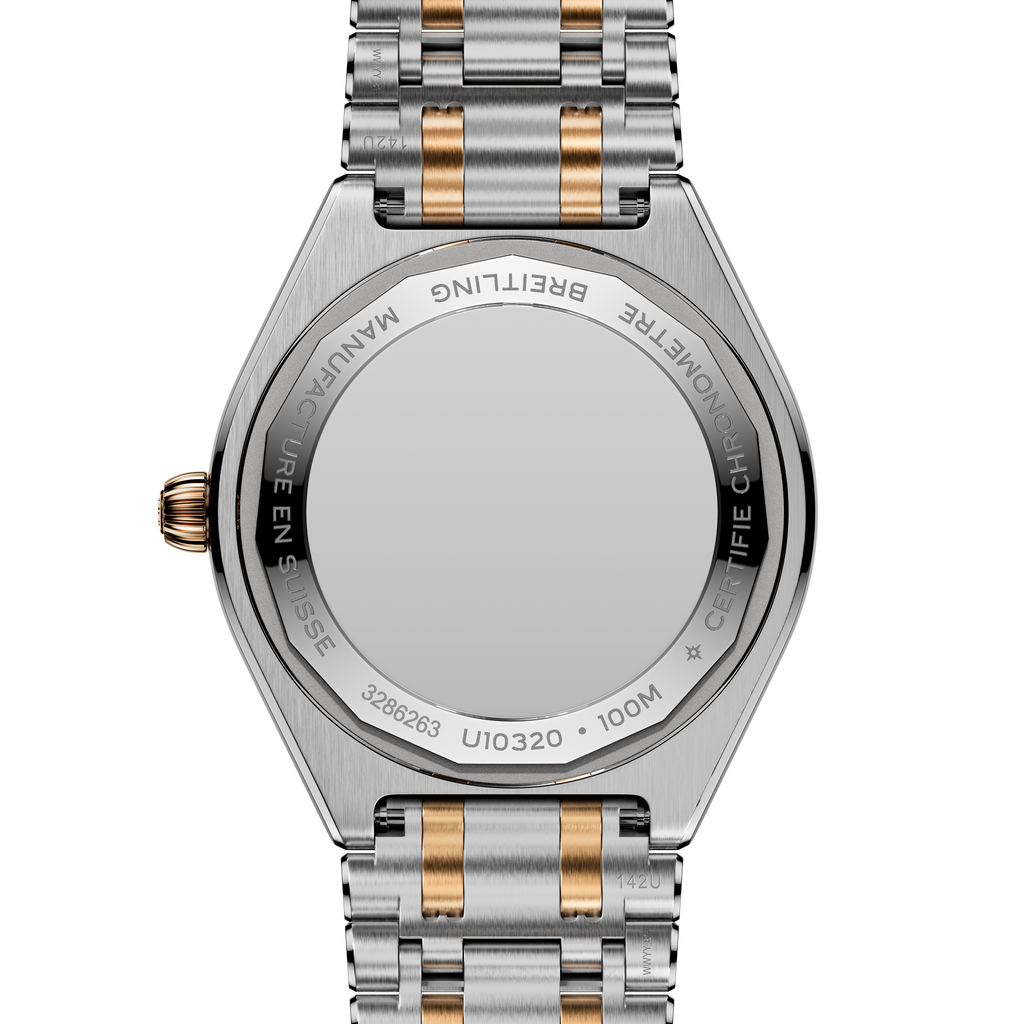 Chronomat Automatic 36 | 36mm, Two-Tone Stainless Steel & 18K Rose Gold, Diamond White Dial