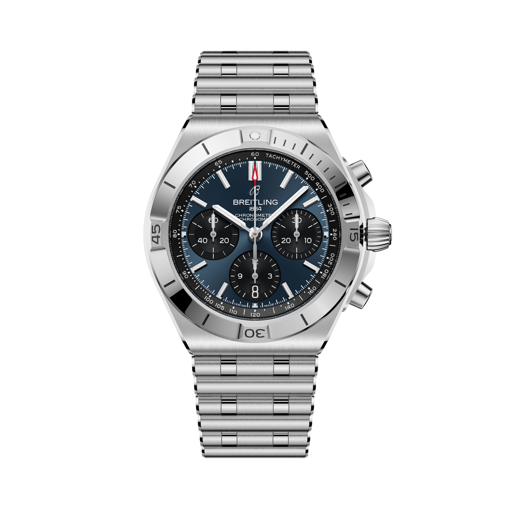 Chronomat B01 42 | 42mm, Stainless Steel, Blue Dial, Ref. AB0158101C1A1