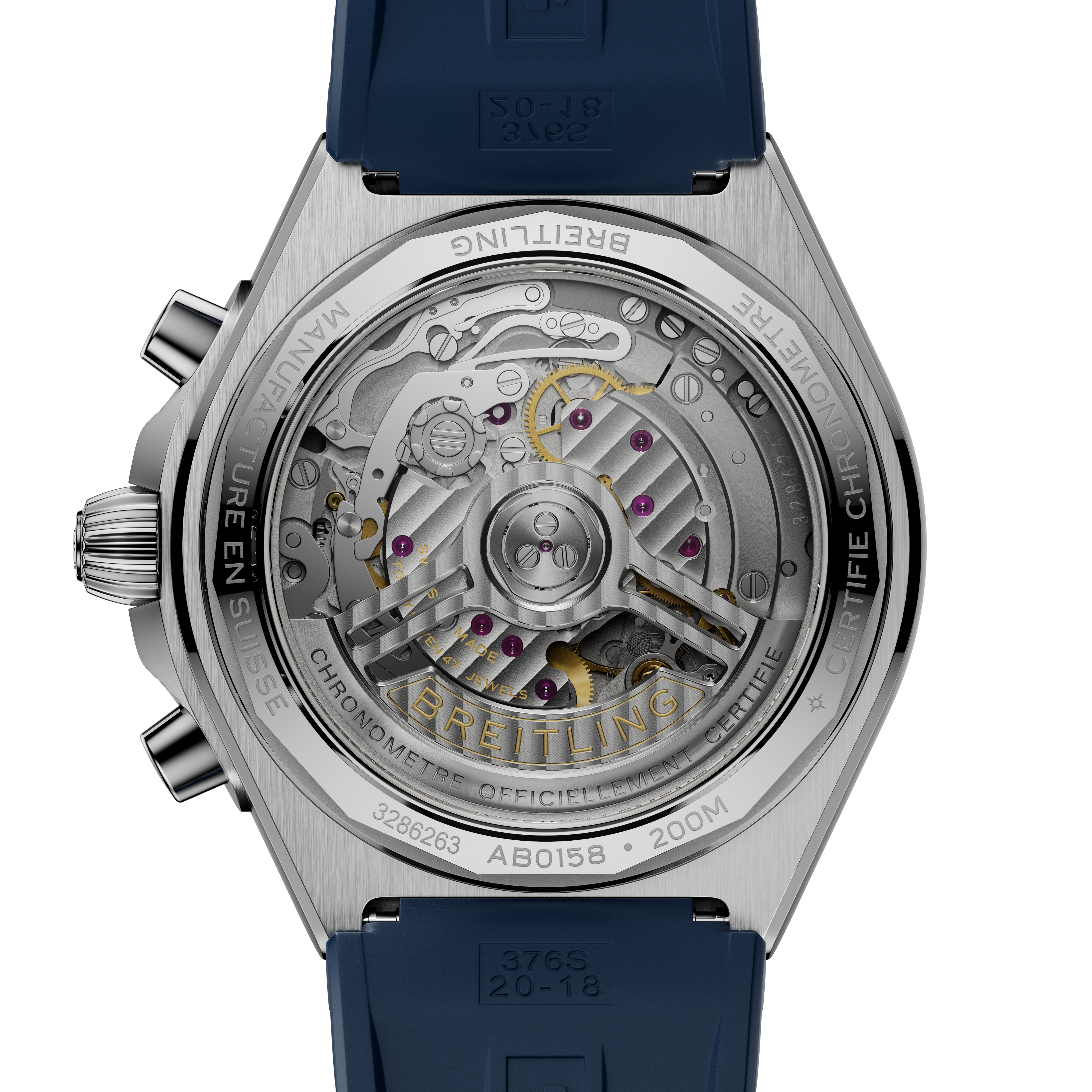 Chronomat B01 42 | 42mm, Steel, Navy Dial, Navy Rubber