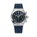 Chronomat B01 42 | 42mm, Steel, Navy Dial, Navy Rubber