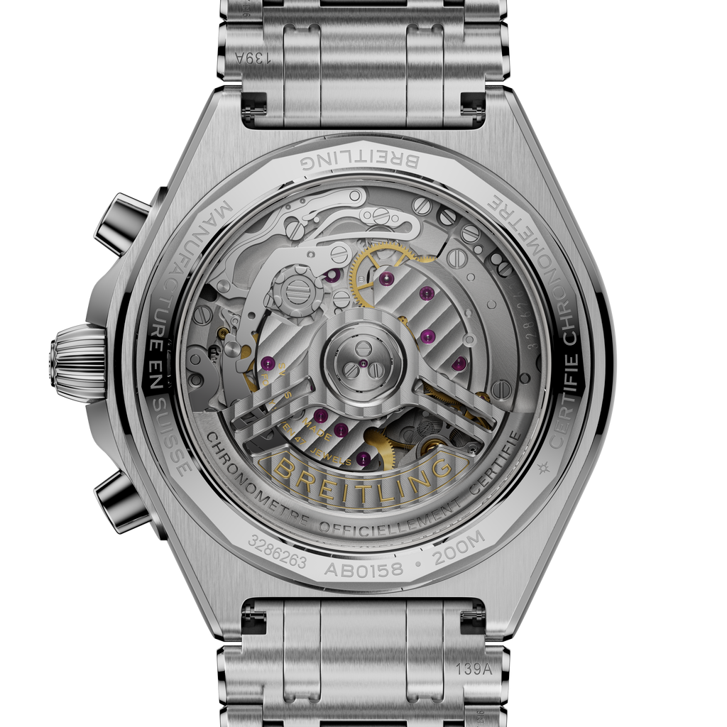 Chronomat B01 42 | 42mm, Stainless Steel, White Dial, Black Sub-Dials