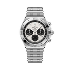 Chronomat B01 42 | 42mm, Stainless Steel, White Dial, Black Sub-Dials
