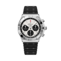 Chronomat B01 42 | 42mm, Stainless Steel, White Dial, Black Strap
