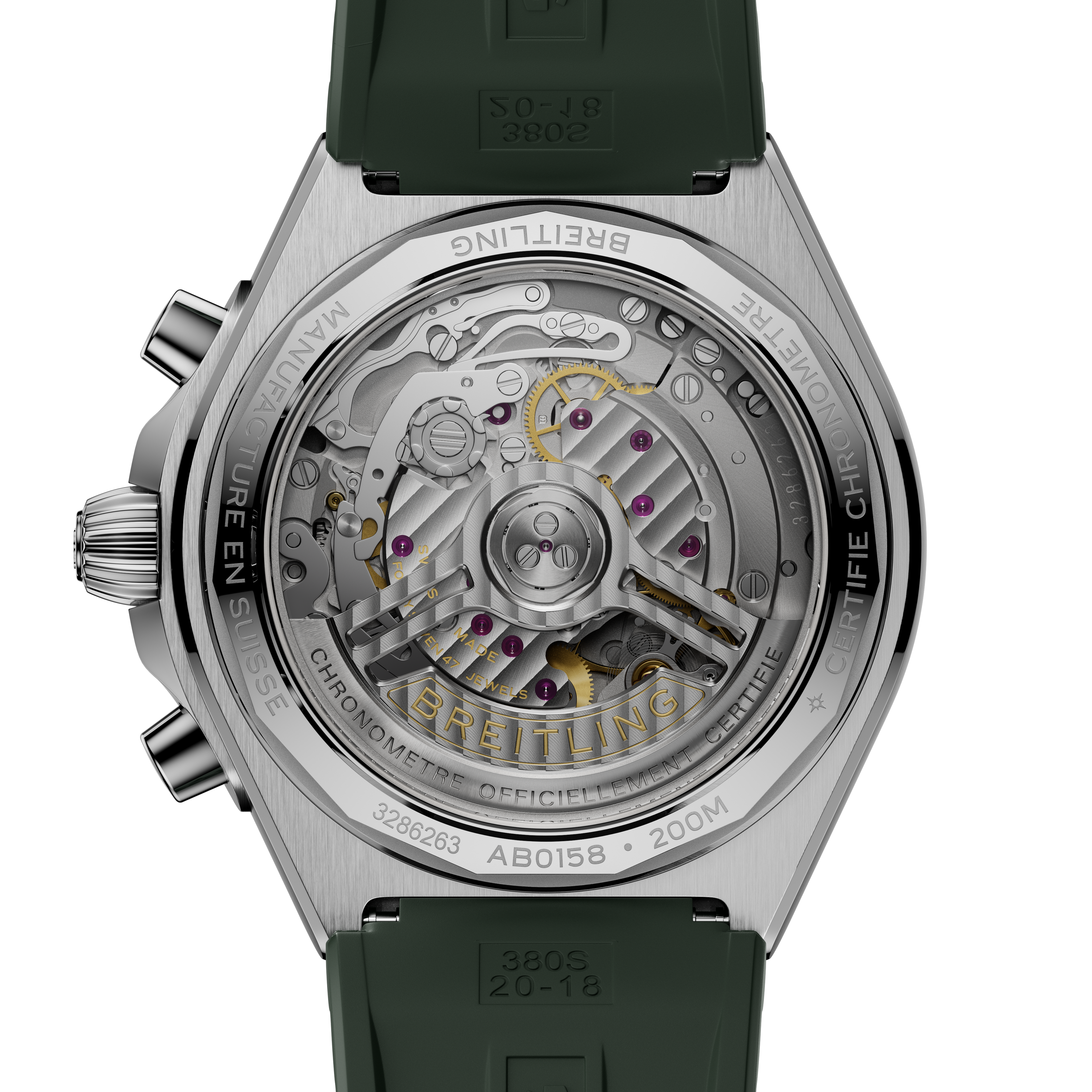 Chronomat B01 42 | 42mm, Stainless Steel, Green Dial
